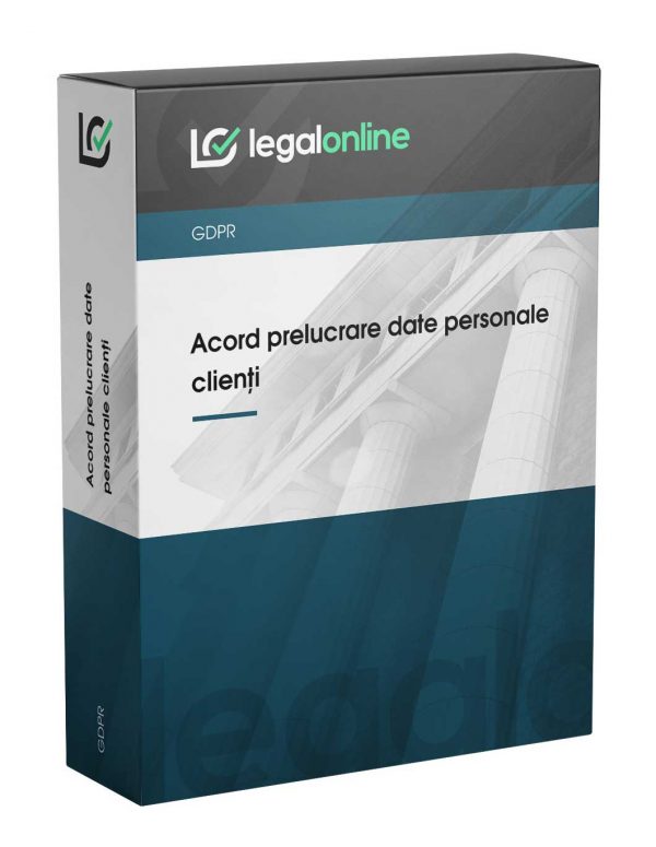 Acord prelucrare date personale clienți
