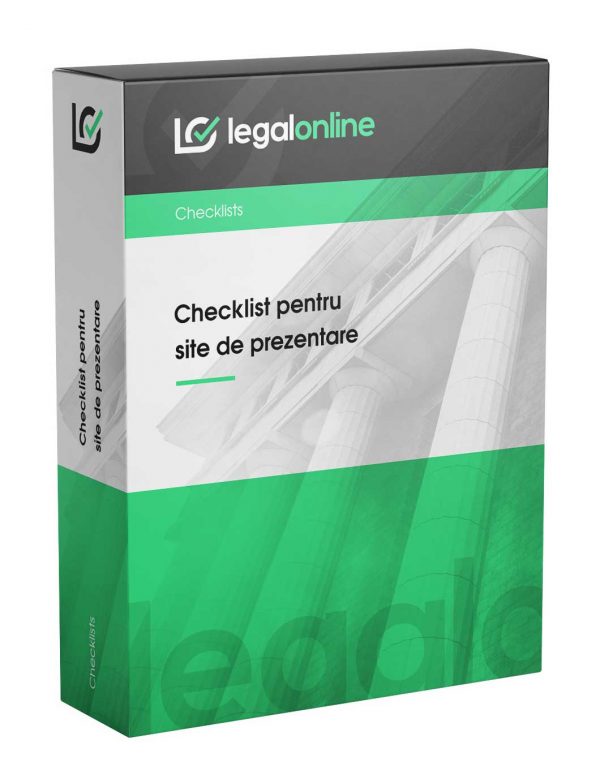 Checklist pentru site de prezentare