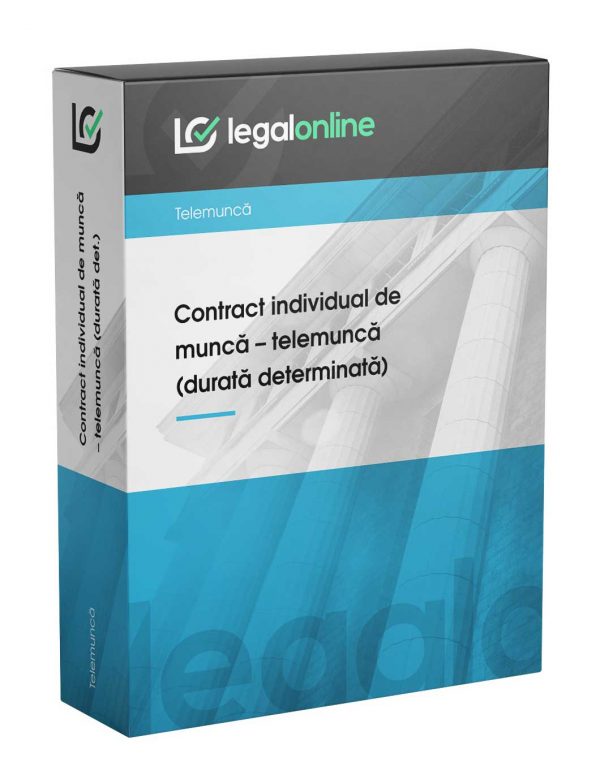 Contract individual de muncă - telemuncă (durată determinată)
